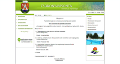 Desktop Screenshot of csokonyavisonta.hu